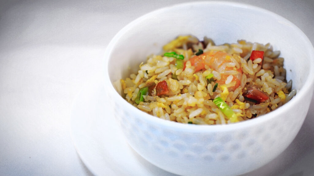 Young Chow fried rice from Chinese restaurant in Gosforth Newcastle upon Tyne near NE3 5HN