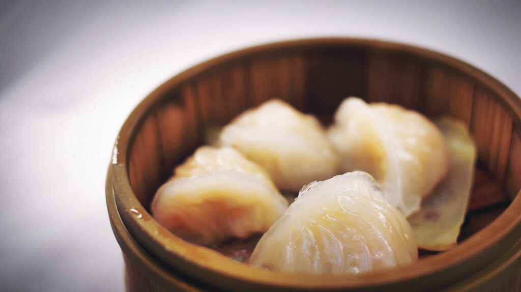 Prawn dumplings