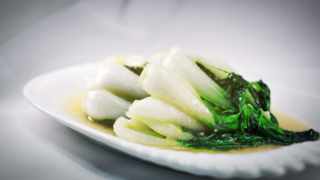 Pak Choi with Garlic from Chinese Restaurant in Gosforth NE3 Newcastle upon Tyne